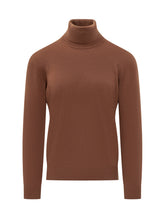 Brown Wool Turtleneck Sweater Altea - Altea | Lidia Shopping