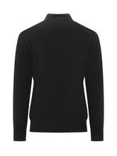 Black Wool Long-Sleeve Polo Altea - Altea | Lidia Shopping