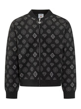 Casablanca Giacca Nera con Logo All Over - Abbigliamento Uomo | Lidia Shopping
