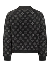 Casablanca Giacca Nera con Logo All Over - Abbigliamento Uomo | Lidia Shopping