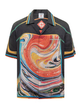 Casablanca Shirt with Multicolor Abstract Print - Casablanca | Lidia Shopping
