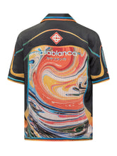 Casablanca Shirt with Multicolor Abstract Print - Casablanca | Lidia Shopping