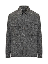 Dolce & Gabbana Grey Tweed Overshirt - Collezione Happy Birthday | Lidia Shopping