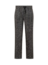 Dolce & Gabbana Black Tweed Wool Pants - Collezione Happy Birthday | Lidia Shopping