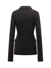 Dolce & Gabbana Black Wool Double-Breasted Blazer - Collezione Happy Birthday | Lidia Shopping