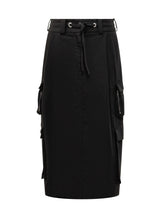 Dolce & Gabbana Black Cotton Cargo Skirt - Collezione Happy Birthday | Lidia Shopping