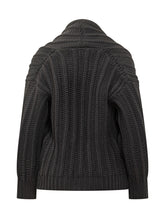 Dolce & Gabbana Black Oversize Cable Knit Cardigan - Collezione Happy Birthday | Lidia Shopping