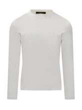 Slowear White Cotton Long Sleeve Sweater - Collezione Happy Birthday | Lidia Shopping