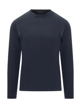 Slowear Blue Cotton Long Sleeve Sweater - Collezione Happy Birthday | Lidia Shopping