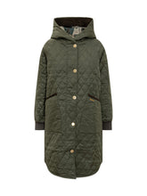 Barbour Piumino Trapuntato Verde con Cappuccio - Abbigliamento Donna | Lidia Shopping