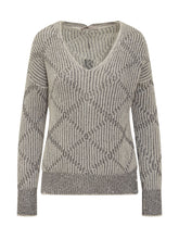 Exterior Geometric Lurex Sweater - Collezione Happy Birthday | Lidia Shopping