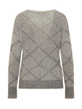Exterior Geometric Lurex Sweater - Collezione Happy Birthday | Lidia Shopping
