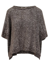 Exterior Wide-Sleeve Lurex Top - Collezione Happy Birthday | Lidia Shopping