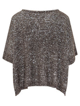 Exterior Wide-Sleeve Lurex Top - Collezione Happy Birthday | Lidia Shopping