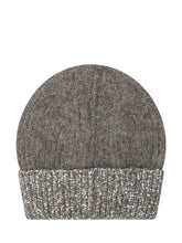 Exterior Beanie in Lana Marrone con Paillettes - Accessori Donna | Lidia Shopping