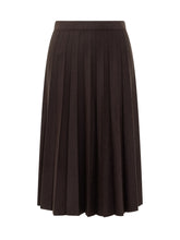 Exterior Merino Wool Pleated Skirt - Collezione Happy Birthday | Lidia Shopping