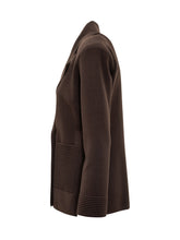 Exterior Blazer Doppiopetto Marrone in Maglia - Abbigliamento Donna | Lidia Shopping