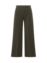 Fabiana Filippi Pantaloni Palazzo Verde Oliva - Abbigliamento Donna | Lidia Shopping