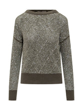 Exterior Lurex Sweater with Ribbed Details - Collezione Happy Birthday | Lidia Shopping