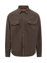 Camicia Cruna Marrone in Cotone - Abbigliamento Uomo | Lidia Shopping