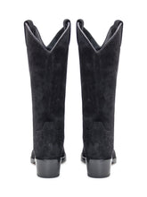 Duca Nero Stivali Texani in Camoscio Nero - Collezione Happy Birthday | Lidia Shopping