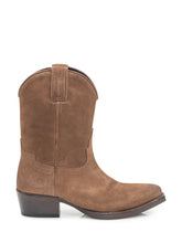 Duca Nero Stivali Texani in Camoscio Marrone - Collezione Happy Birthday | Lidia Shopping