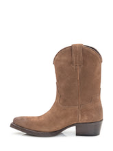 Duca Nero Stivali Texani in Camoscio Marrone - Collezione Happy Birthday | Lidia Shopping