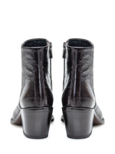 Black Leather Ankle Boots Ducanero - Collezione Happy Birthday | Lidia Shopping