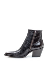 Black Leather Ankle Boots Ducanero - Collezione Happy Birthday | Lidia Shopping