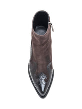 Duca Nero Stivaletti Texani in Camoscio e Pelle - Collezione Happy Birthday | Lidia Shopping