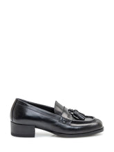 Ducanero Black Leather Loafers with Tassels - Collezione Happy Birthday | Lidia Shopping