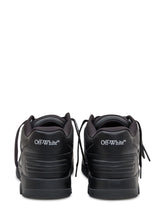 Off-White Sneakers Out Of Office in Pelle Nera - Collezione Happy Birthday | Lidia Shopping