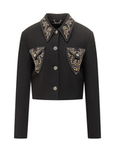 Versace Cropped Studded Women s Jacket - Collezione Happy Birthday | Lidia Shopping