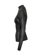 Versace Sheer Black Turtleneck - Collezione Happy Birthday | Lidia Shopping