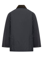 Barbour x Paul Smith Blue Waxed Jacket with Corduroy Collar - Barbour x Paul Smith | Lidia Shopping
