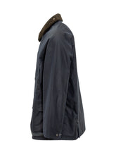 Barbour x Paul Smith Blue Waxed Jacket with Corduroy Collar - Barbour x Paul Smith | Lidia Shopping