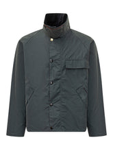 Barbour x Paul Smith Green Waxed Jacket with Corduroy Collar - Barbour x Paul Smith | Lidia Shopping