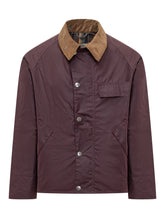 Barbour x Paul Smith Burgundy Waxed Jacket - Barbour x Paul Smith | Lidia Shopping