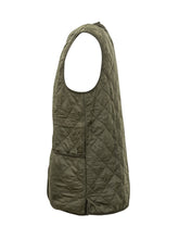 Barbour Gilet Verde Trapuntato con Chiusura a Zip - Abbigliamento Uomo | Lidia Shopping