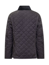 Barbour Black Quilted Jacket with Velvet Collar - Barbour | Lidia Shopping