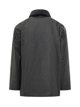 Barbour Giacca Cerata Nera con Colletto in Velluto - Abbigliamento Uomo | Lidia Shopping