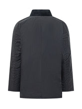 Barbour Giacca Cerata Nera con Colletto in Velluto - Abbigliamento Uomo | Lidia Shopping