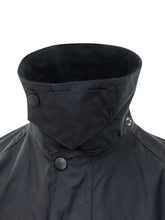 Barbour Giacca Cerata Nera con Colletto in Velluto - Abbigliamento Uomo | Lidia Shopping