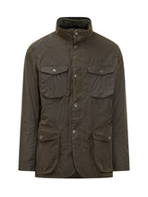 Barbour Giacca Verde in Cotone Cerato - Abbigliamento Uomo | Lidia Shopping