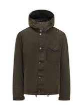 Barbour Green Hooded Jacket with Shearling Lining - Collezione Happy Birthday | Lidia Shopping