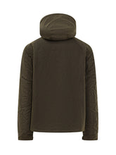 Barbour Green Hooded Jacket with Shearling Lining - Collezione Happy Birthday | Lidia Shopping