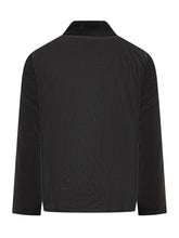 Barbour Black Waxed Jacket with Corduroy Collar - Collezione Happy Birthday | Lidia Shopping