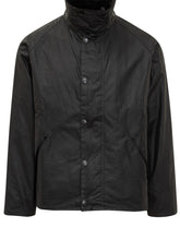 Barbour Black Waxed Jacket with Corduroy Collar - Collezione Happy Birthday | Lidia Shopping