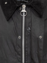 Barbour Black Waxed Jacket with Corduroy Collar - Collezione Happy Birthday | Lidia Shopping