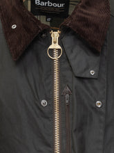 Barbour Green Waxed Jacket with Corduroy Collar - Collezione Happy Birthday | Lidia Shopping